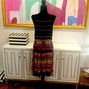 Vintage chiffon floral dress